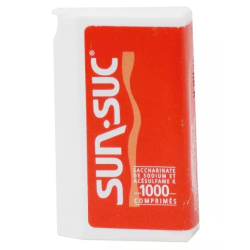 SUN SUC Saccharinate de Sodium et Acésulfame K - 1000 Comprimés