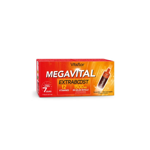 VITAFLOR MEGAVITAL Extraboost Saveur Citron - 7x10 ml