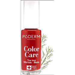 PODERM VERNIS A ONGLES Color Care Rouge Allure - 8ml