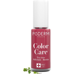 PODERM VERNIS A ONGLES Color Care Rouge Rose - 8ml