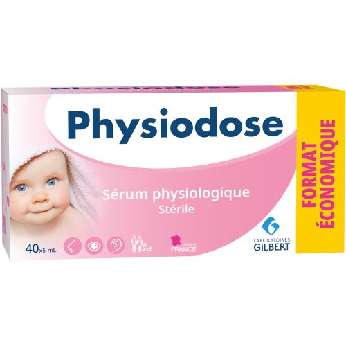 Physiodose Sérum Physiologique, 30 x 5 ml