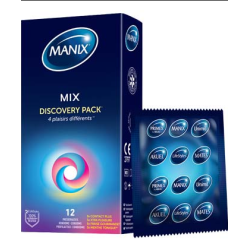 MANIX MIX Discovery Pack - 12 Préservatifs