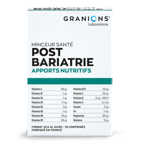 POST BARIATRIE Apports Nutritifs - 90 Comprimés