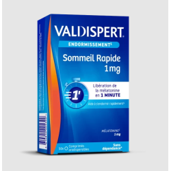 VALDISPERT ENDORMISSEMENT SOMMEIL RAPIDE 1mg - 50 comprimés