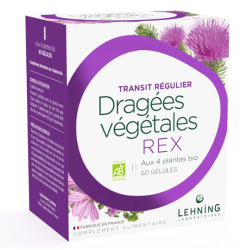 LEHNING TRANSIT REGULIER Dragées Végétales - 60 gélules