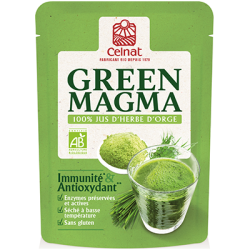CELNAT Green Magma100% Jus d’herbe d’orge -150g