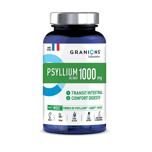 GRANIONS PSYLLIUM Blond 1000mg - 60 Gélules