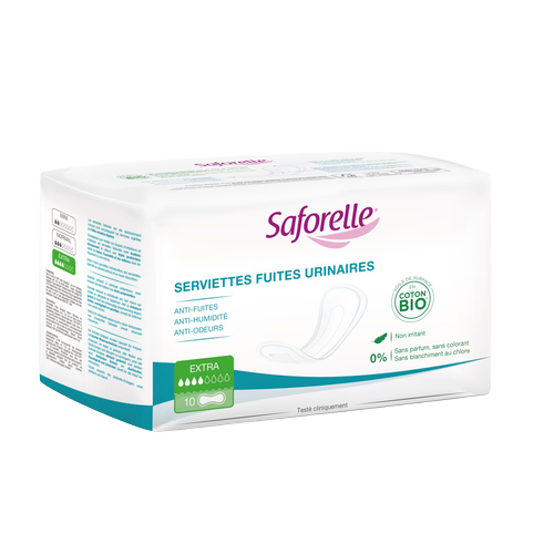 copy of SAFORELLE COTON PROTECT - 10 Serviettes Hygiéniques