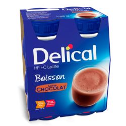 DELICAL HP HC BOISSON LACTÉE Chocolat - 4x200 ml