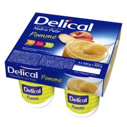 DELICAL Nutra'Pote Pomme - 4 x 200g