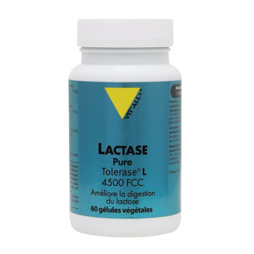 VITALL+ Lactase Pure 4500 FCC -60 Gélules