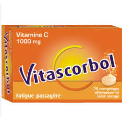 VITASCORBOL C1000 Vitamine C 1000mg -20 Comprimés Effervescents