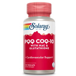 SOLARAY PQQ COQ-10 - 30 Vegcaps