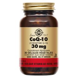 SOLGAR COQ-10 - 30 mg 30 Gélules Végétales