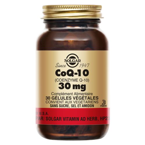 SOLGAR COQ-10 - 30 mg 30 Gélules Végétales