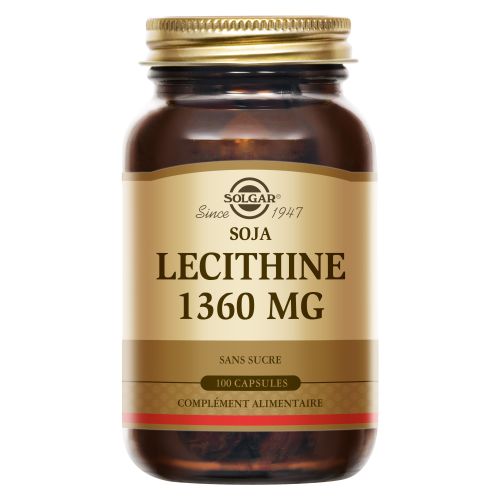 SOLGAR Lecithin 1360 mg 100 Capsules