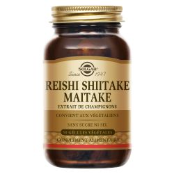 SOLGAR REISHI Shiitaké Maitaké - 50 Gélules