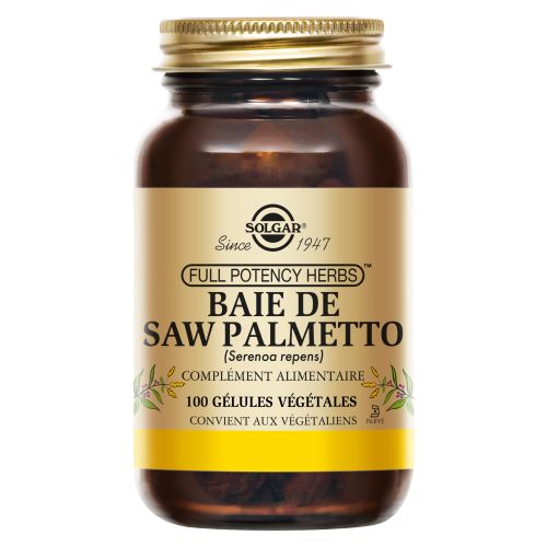 SOLGAR SAW PALMETTO - 100 Gélules Végétales