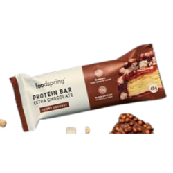 FOODSPRING BARRE PROTEINÉE Extra Chocolat Crispy Coco - 45g
