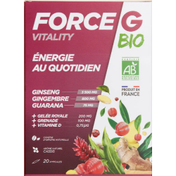 FORCE G VITALITY Energie Du Quotidien BIO - 20x10ml
