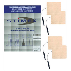 STIMEX Electrodes 80x130mm - 4 Pièces