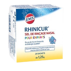 Rhinicur Sel de Rinçage Nasale Enfants - 20 Sachets