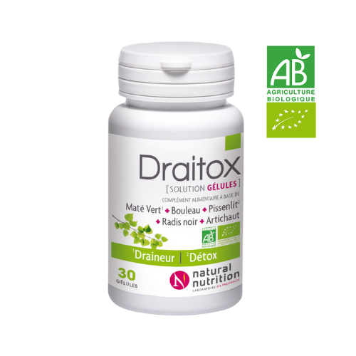 NATURAL NUTRITION Draitox - 30 Gélules