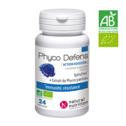 NTURAL NUTRITION Phyco Defens - 24 Gélules Végétale