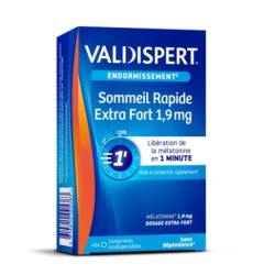 VALDISPERT SOMMEIL RAPIDE EXTRA FORT 1,9MG - 40 Comprimés