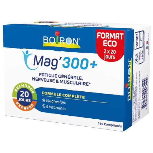 MAG' 300+ Magnésium BOIRON - 160 Comprimés