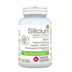 NATURAL NUTRITION SILICIUM Bien-Être Articulaire - 120 Gélules