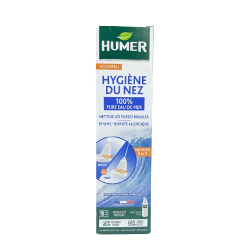 HUMER HYGIENE DU NEZ Diffuseur 2-en-1 Solution Nasale 100% Pure