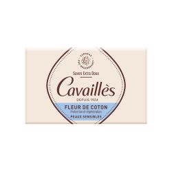 CAVAILLÈS SAVON EXTRA DOUX Fleur de Coton Peaux Sensibles 250g