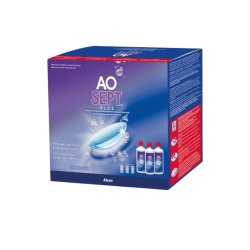 AOSEPT PLUS Solution Nettoyante Lentilles - Pack de 3x360ml