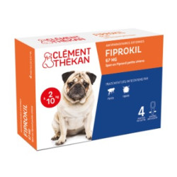 CLEMENT THEKAN FIPROKIL 67mg/20mg SPOT-ON Petit Chien 2-10kg -