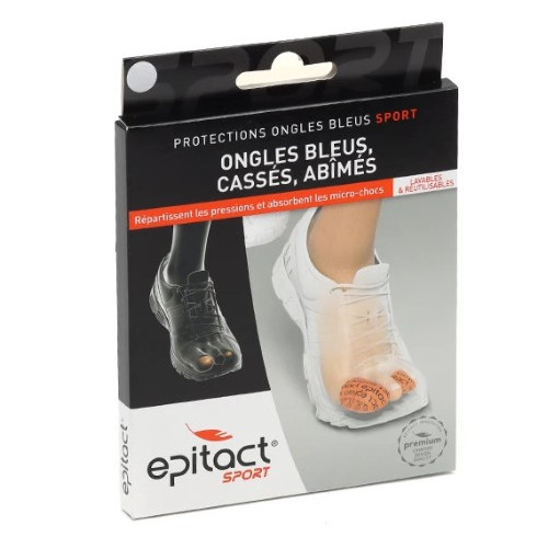 EPITACT SPORT Doigtiers Protection Ongles Bleus - Taille L
