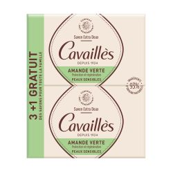 EXTRA SOFT SOAP Green Almond 250g - Set of 3 + 1 Free - ROGÉ CAVAILLÈS
