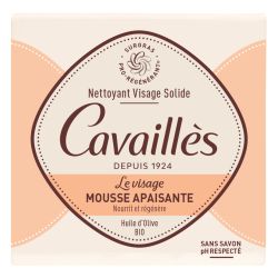 CAVAILLÈS VISAGE MOUSSE APAISANTE Huile d'Olive BIO - 70g