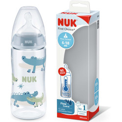 NUK First Choice+ Feeding Bottle 0-60 months - 300ml