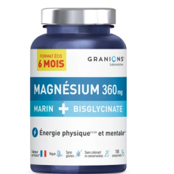 GRANIONS MAGNESIUM BISGLYCINATE 360mg - 180 Comprimés