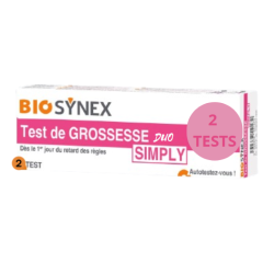 BIOSYNEX SIMPLY DUO - 2 TESTS DE GROSSESSE