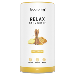 FOODSPRING RELAX DAILY SHAKE Miel et Epices - 480g