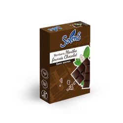 SOLENS BONBONS Menthe Fourré Chocolat Sans Sucre - 50g