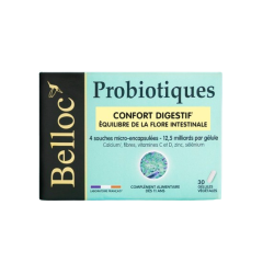 CHARBON DE BELLOC Probiotiques - 30 Gélules