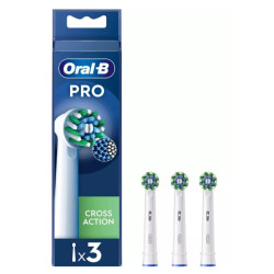 ORAL-B PRO CROSS ACTION BROSSETTES - 3 Recharges