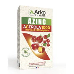 AZINC Acerola 1000 Végétal - 30 Comprimés