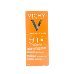 VICHY SOLAIRE Emulsion Toucher Sec Visage SPF50 - 50ml