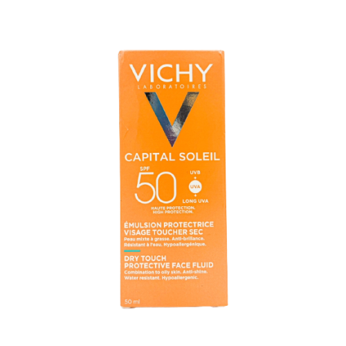 VICHY SOLAIRE Dry Touch Face Emulsion SPF50 - 50ml