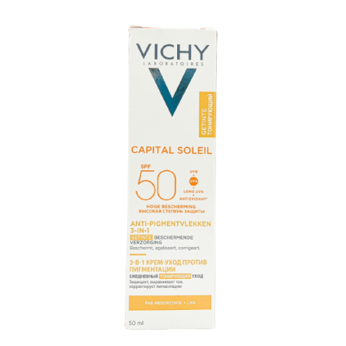 VICHY SOLAIRE SPF 50+ Tinted Anti-Spot Care 50ml