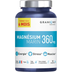 GRANIONS MAGNESIUM MARIN 360mg - 180 Comprimés